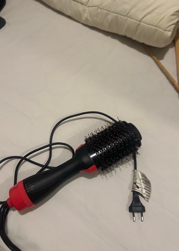 Kırmızı Siyah Saç Şekillendirici Fırça - Görsel 2