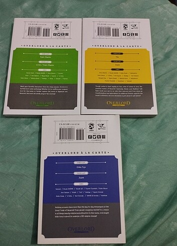  Overlord ala Carte 1,2,3
