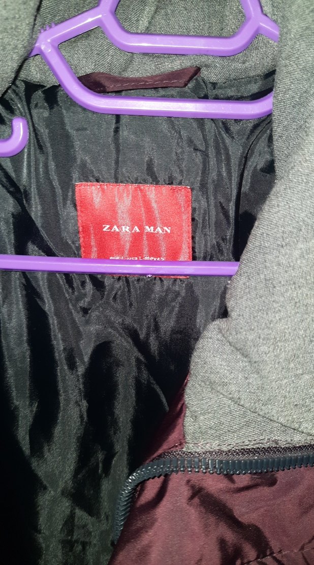 Bordo Kadın Kışlık Fermuarlı Mont DEFOSUZ YENIDEN FARKSIZ - Görsel 2