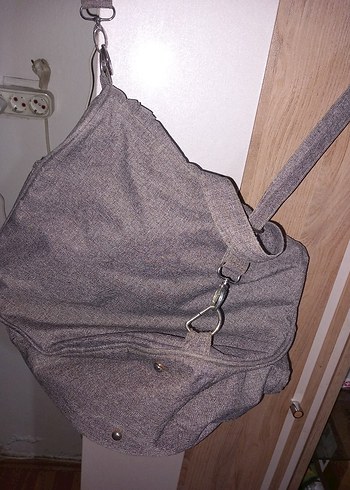 Gri Desenli Bebek Çantası - Görsel 5