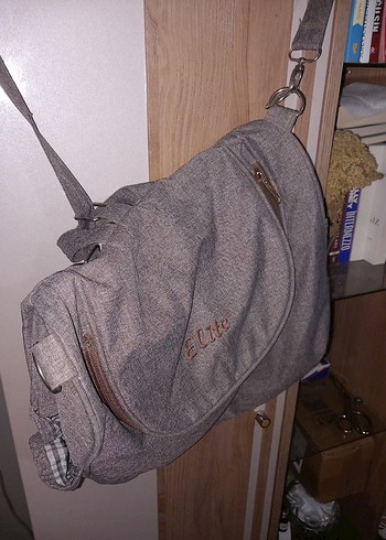 Gri Desenli Bebek Çantası - Görsel 4