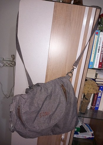 Gri Desenli Bebek Çantası - Görsel 2