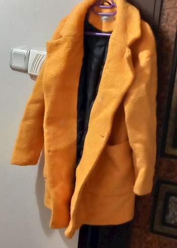 Sarı Midi Kadın Kaban - Görsel 4