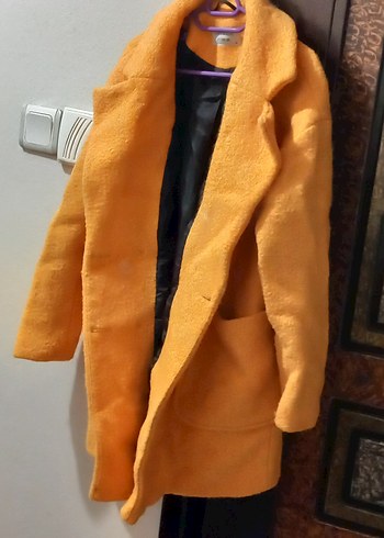 Sarı Midi Kadın Kaban - Görsel 3