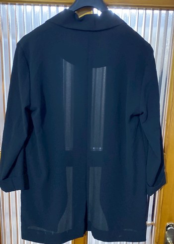 Siyah Mini Kadın Blazer Ceket - Görsel 4