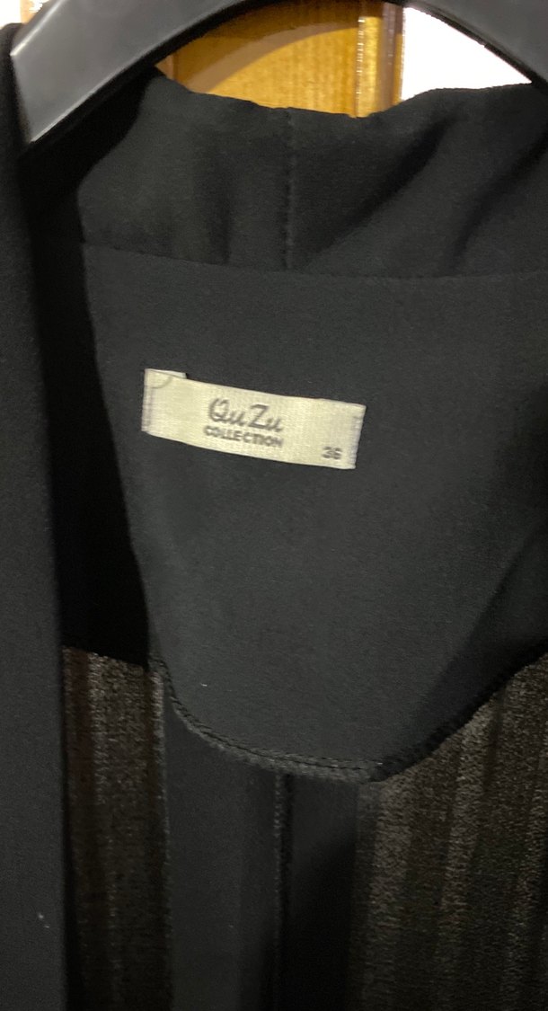 Siyah Mini Kadın Blazer Ceket - Görsel 2