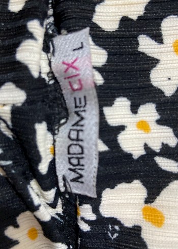 Siyah Çiçekli Midi Bohem Kadın Etek - Görsel 3