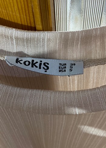 Bej  Kadın Kısa Kollu Tişört - Görsel 2