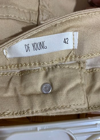 Kadın Bej Normal Boy Pantolon - Görsel 3