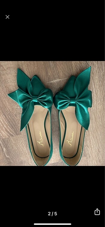 37 Beden yeşil Renk Shoe bella 37 numara ayakkabı