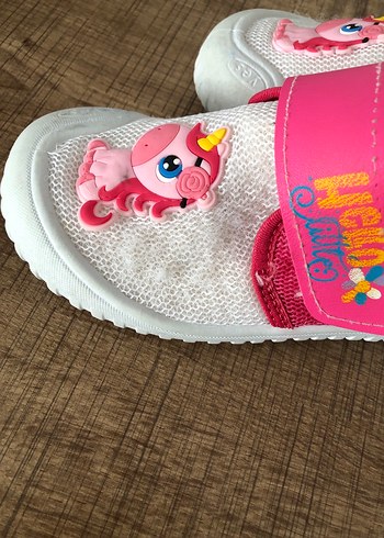 Gezer Kız Çocuk Unicorn Desenli panduf