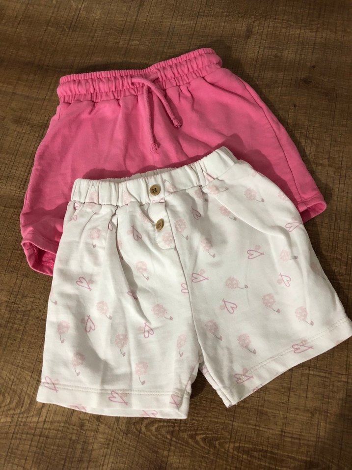 Kız Çocuk Bağcıklı ve Düğmeli Şort - Görsel 3