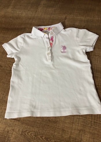 Beyaz Düğmeli Kız Çocuk Denim Şort. İkili takım - Görsel 5