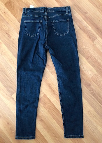 Lacivert Kadın Denim Pantolon - Görsel 3