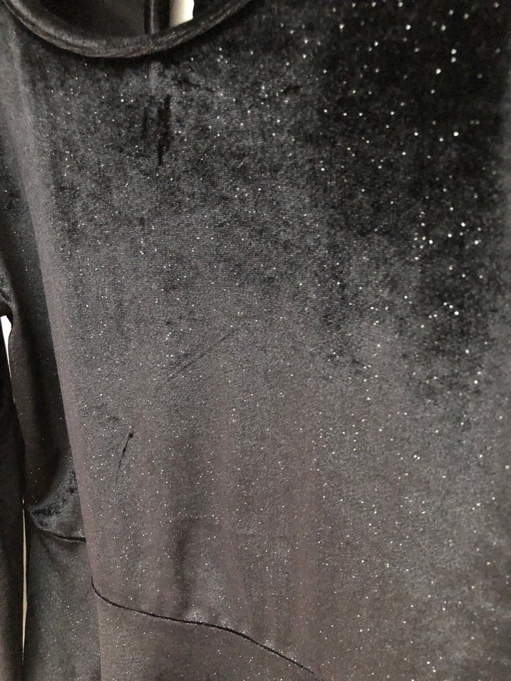 Uzun Kollu Siyah Elbise - Görsel 3