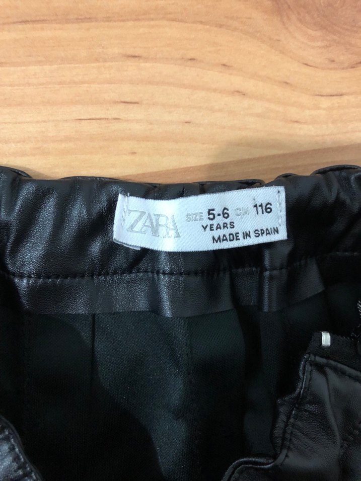 Siyah Deri Pileli Mini Etek - Görsel 2