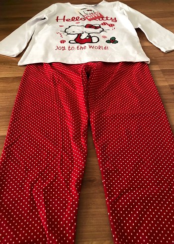 Uzun Kollu Pamuklu Kız Pijama Takımı - Görsel 7