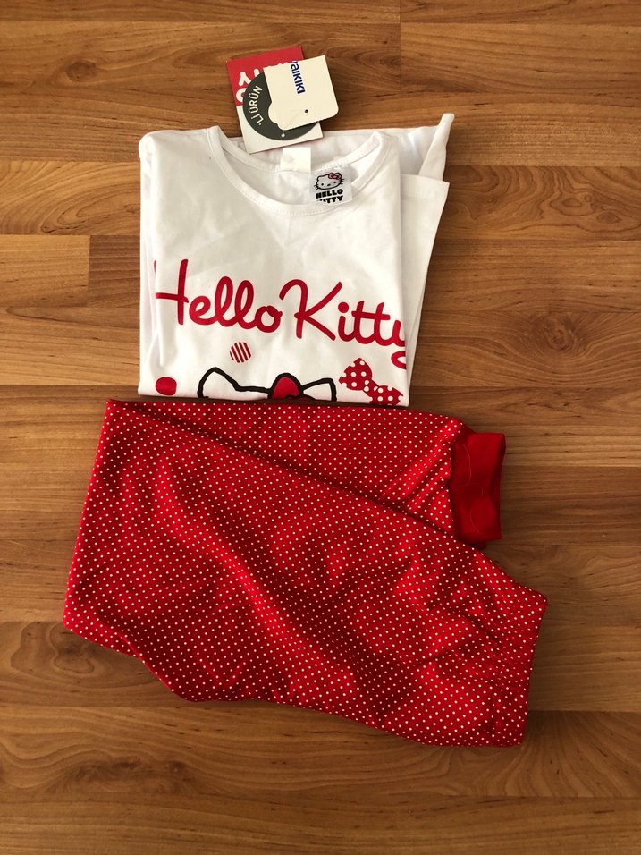 Uzun Kollu Pamuklu Kız Pijama Takımı - Görsel 2