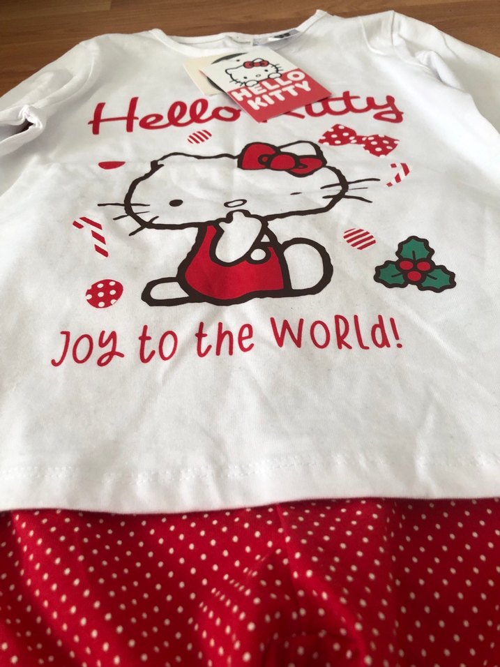 Uzun Kollu Pamuklu Kız Pijama Takımı - Görsel 3