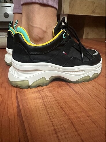 38 Beden siyah Renk Tommy Hılfiger sneaker