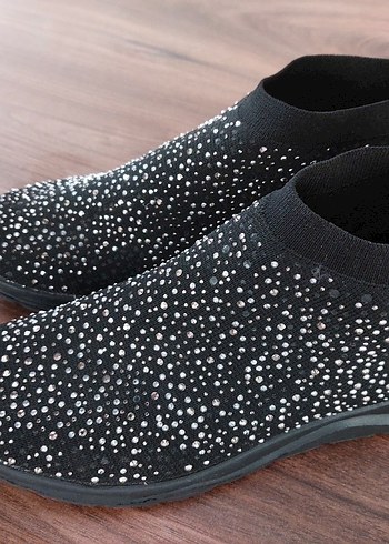 Diğer Siyah Payetli Kadın Sneakers