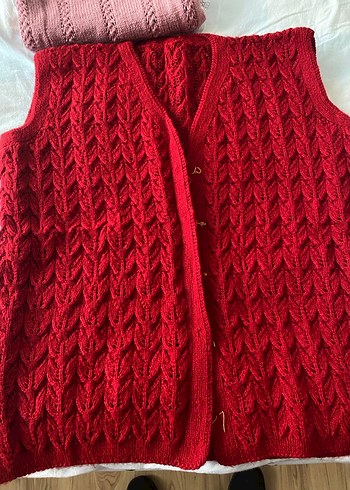 Gri Örgü Kadın Süveter - Görsel 4