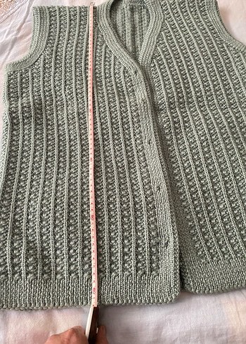 Gri Örgü Kadın Süveter - Görsel 2