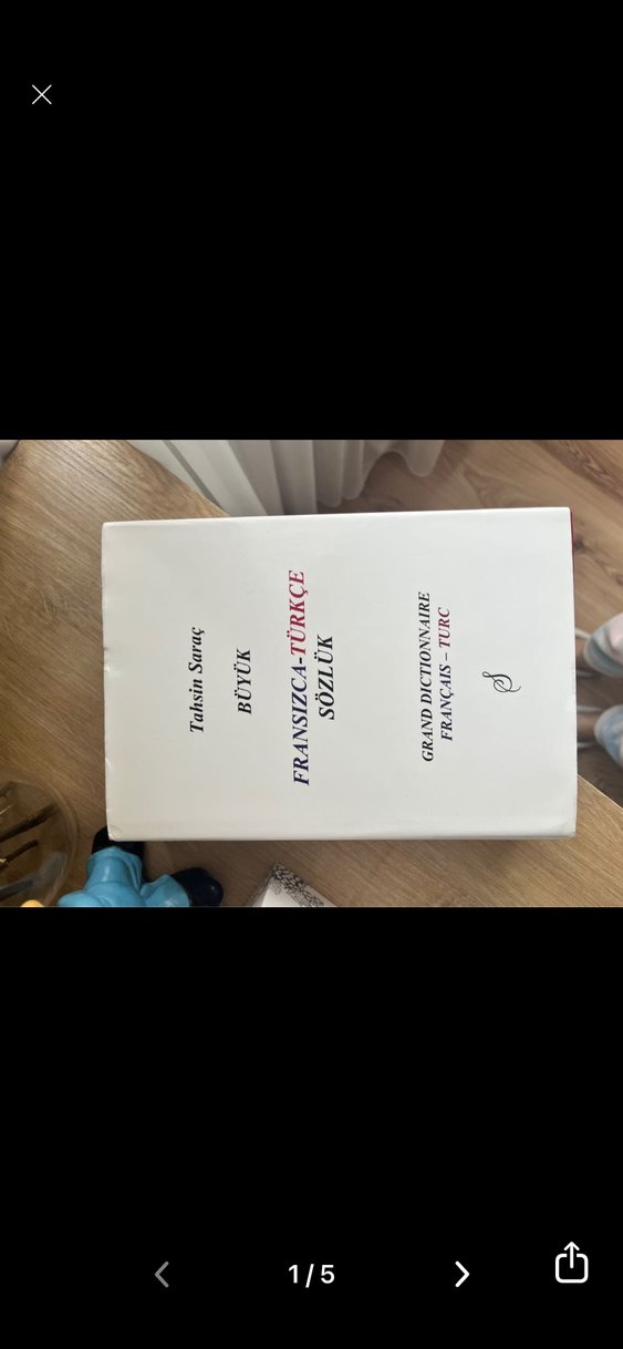 Tahsin Saraç Büyük Fransızca-Türkçe Sözlük - Görsel 4