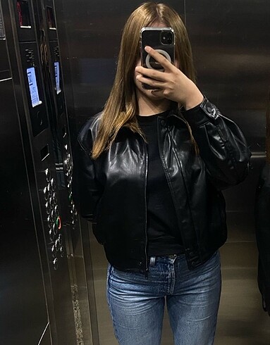Pull and Bear Pull Bear Deri Ceket