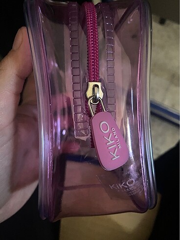 Kiko kiko makyaj çantası mini pochette plastik
