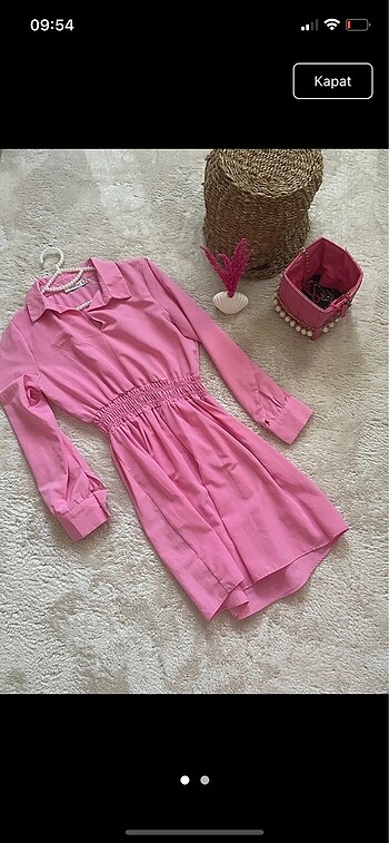 Trendyol & Milla Pembe elbise