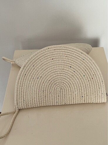 Diğer Hasır Tress Günlük Clutch Çanta