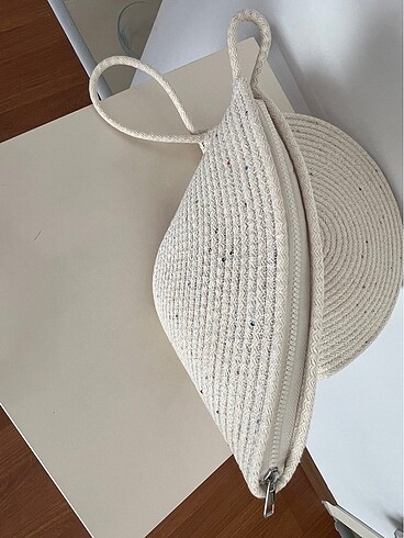 Diğer Hasır Tress Günlük Clutch / Makyaj Çantası