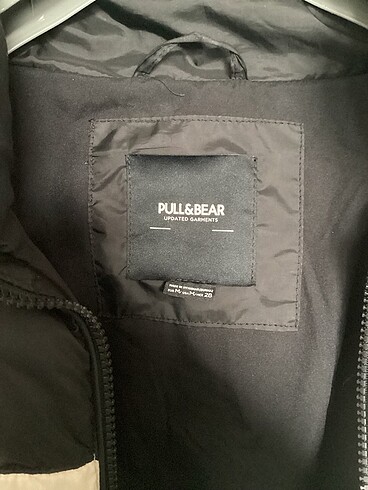m Beden beyaz Renk pull and bear mont