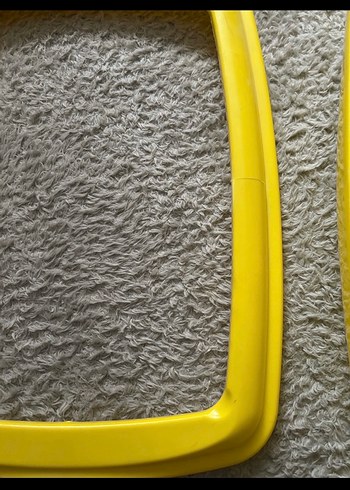 Sarı Plastik Açık Kedi Tuvalet Kabı - Görsel 4