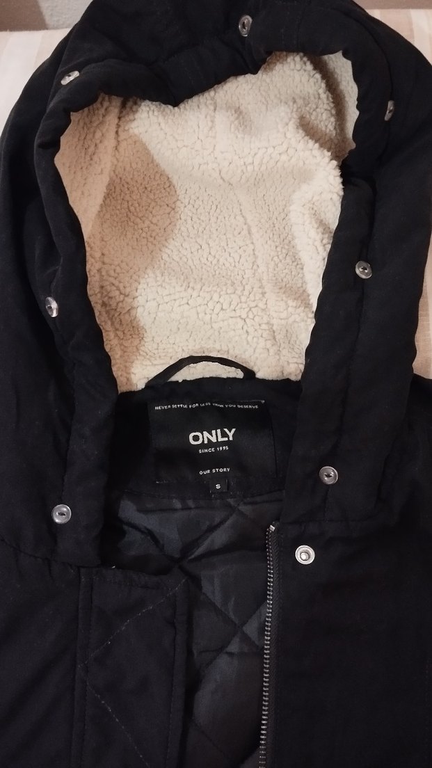 Only Kapüşonlu Kadın Mont - Görsel 2