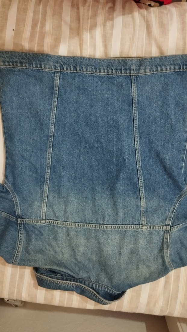 Lcw Oversize Mavi Kadın Denim Ceket - Görsel 3