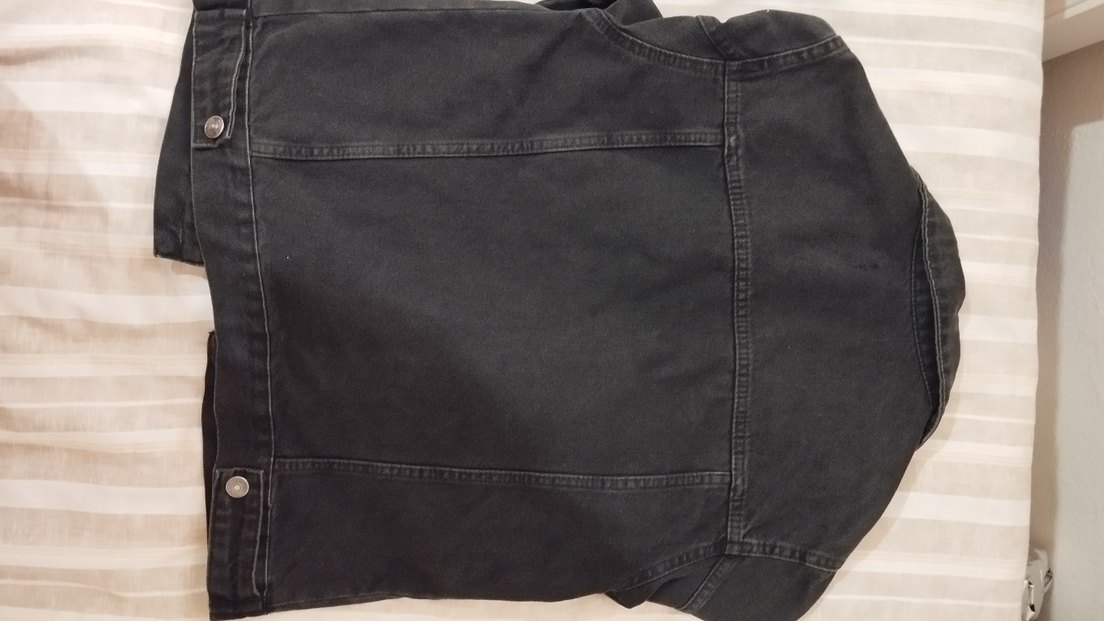 Dilvin Antrasit Kadın Kot Ceket - Görsel 4