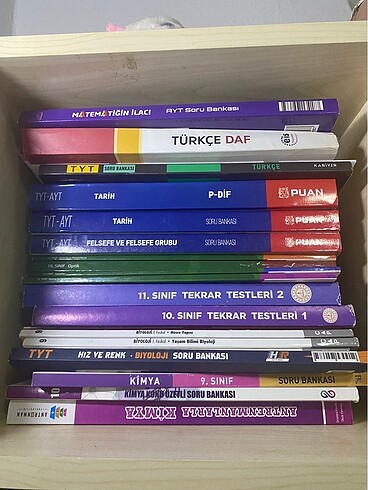 tyt ayt soru kitapları FİYAT SORUN