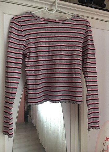H&M Çizgili Bluz