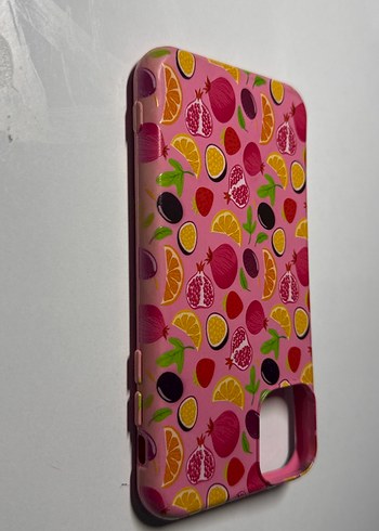 Renkli Meyve Desenli Fermuarlı Telefon Kılıfı - Görsel 2