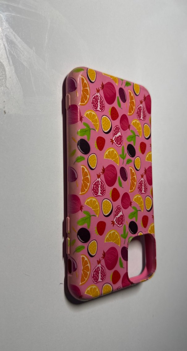 Renkli Meyve Desenli Fermuarlı Telefon Kılıfı - Görsel 2