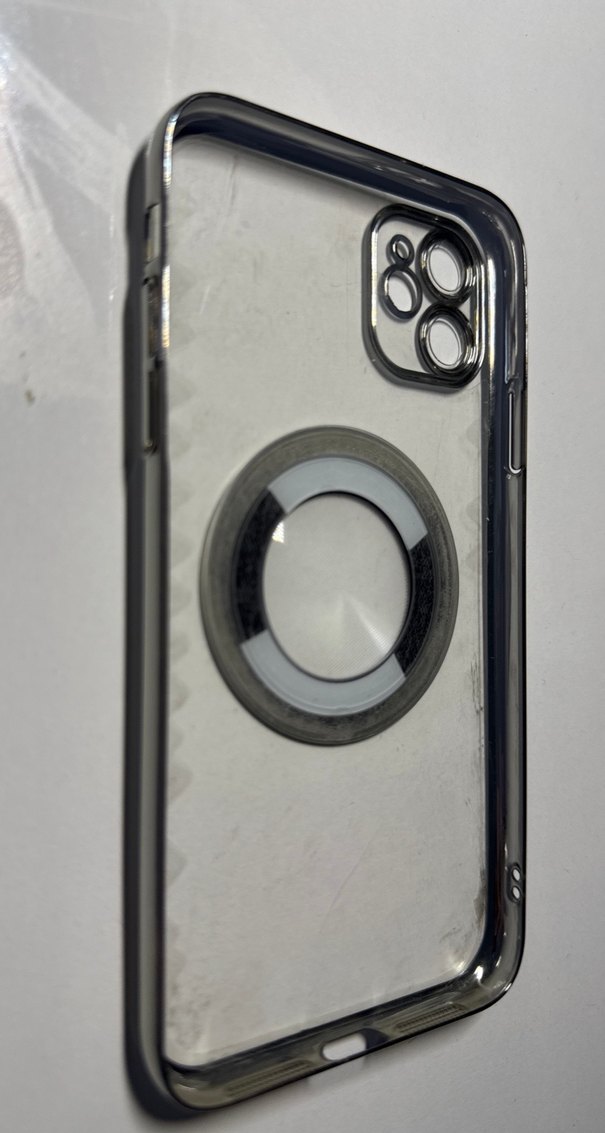 Düğmeli Siyah Gotik Telefon Kılıfı - Görsel 2