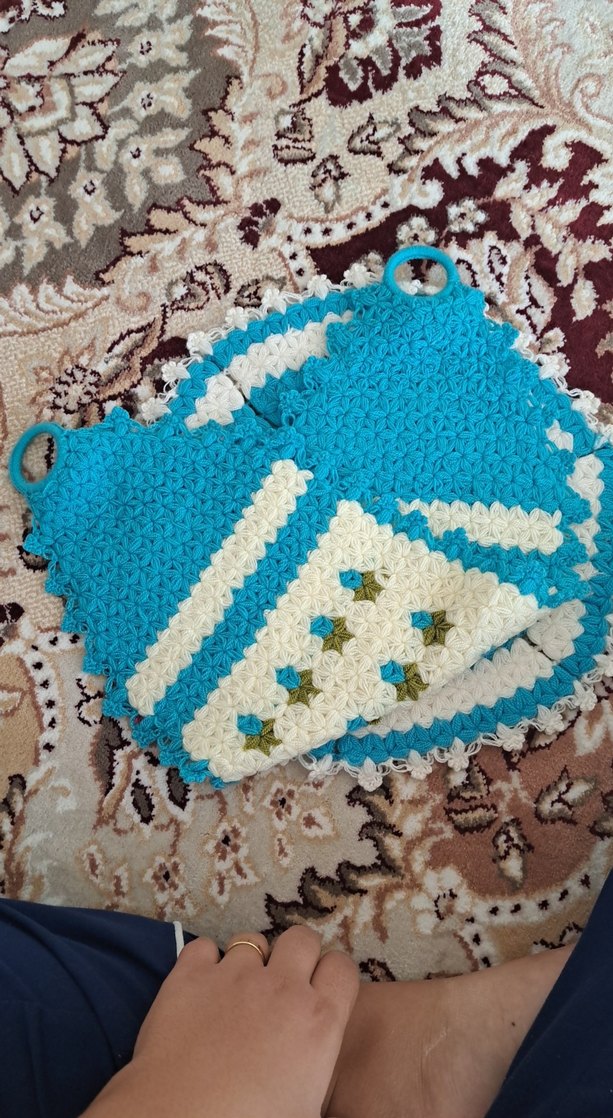 Mavi Banyo Süngeri Seti - Görsel 3