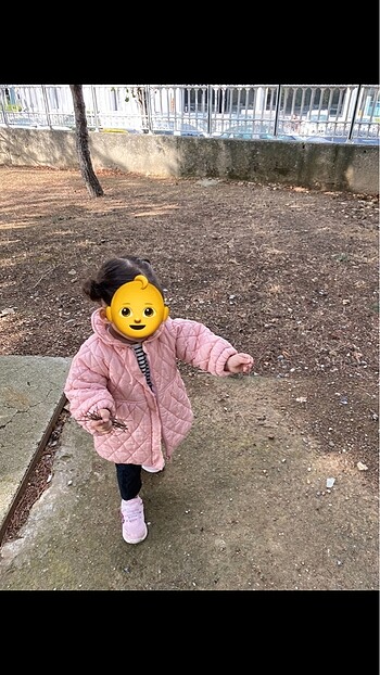 Kız bebek kapitone mont