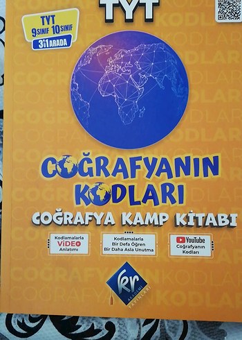 Coğrafyanın kodları tyt kamp kitabı kr akademi yayınları