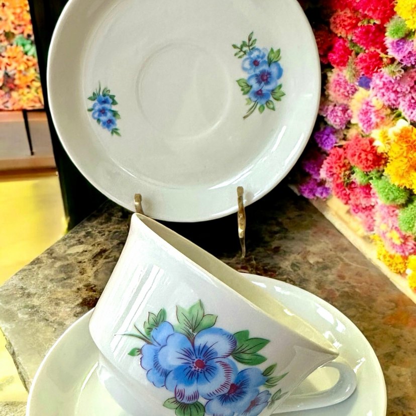 Alman kahla çay fincanı 1960 lar - Görsel 3