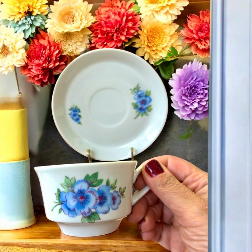 Alman kahla çay fincanı 1960 lar - Görsel 2