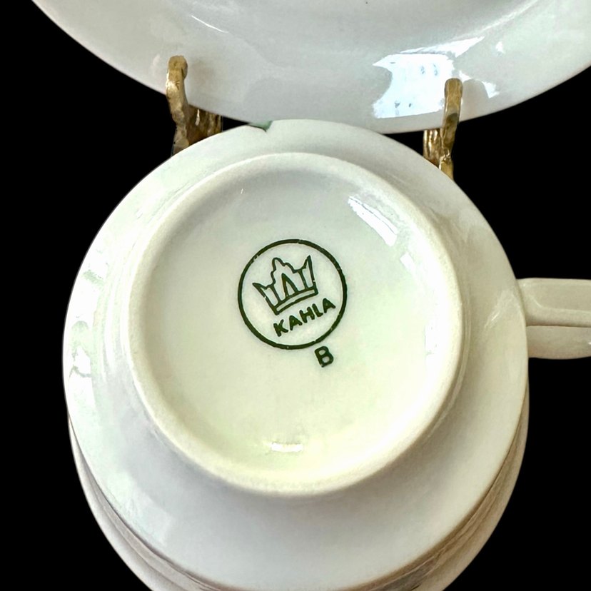 Alman kahla çay fincanı 1960 lar - Görsel 4