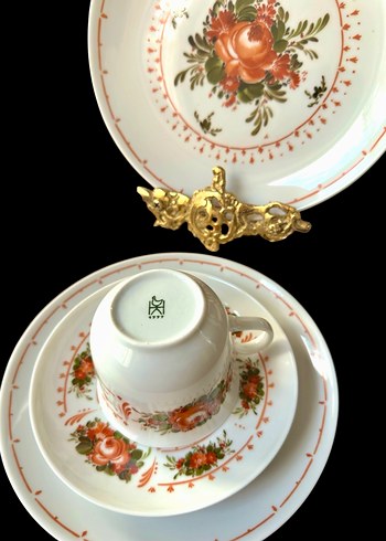 Çay boy alman vintage set - Görsel 3